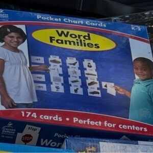 Carson Dellosa Word Families Pocket Chart Cards -